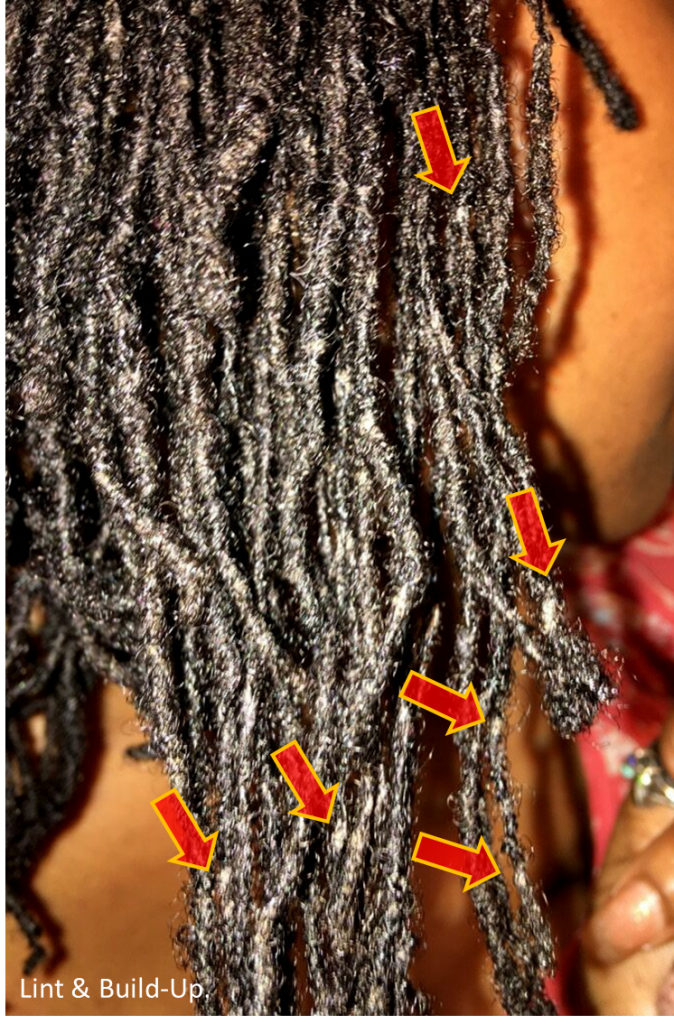 loclinttint, no more lint, lock tint, prevent lint in locs